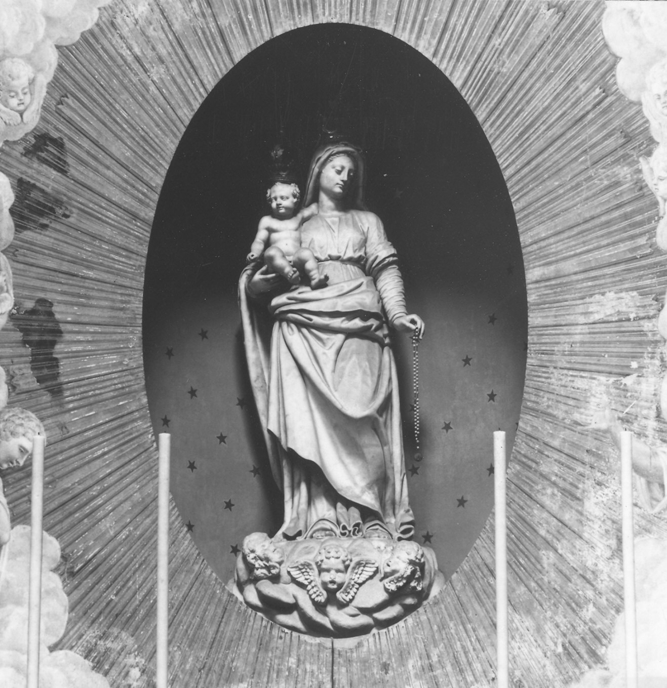 Madonna del Rosario (statua) - bottega piacentina (inizio sec. XIX)