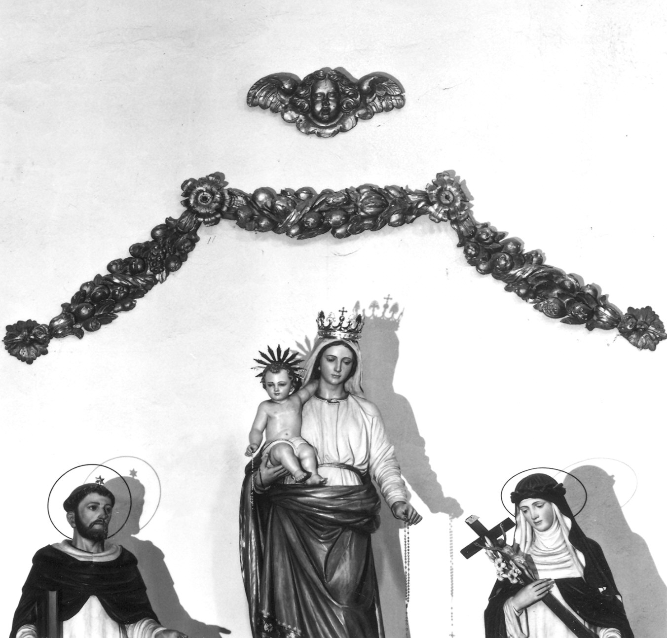 decorazione a intaglio, frammento - bottega piacentina (seconda metà sec. XVII)