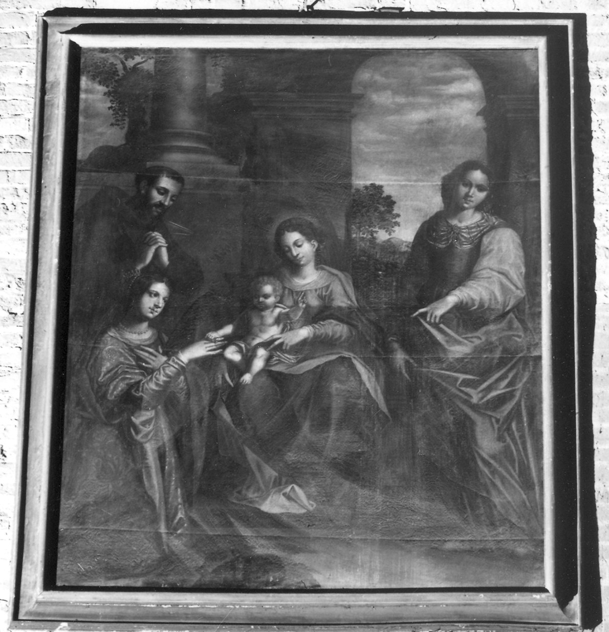 Madonna in trono e Santi (dipinto) - ambito emiliano (inizio sec. XVII)