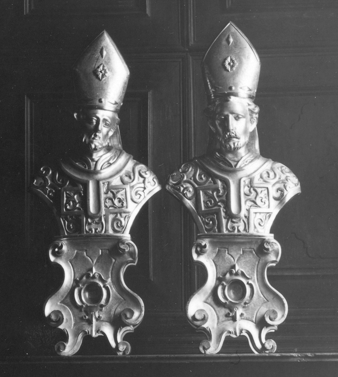 reliquiario - a busto, serie - bottega piacentina (prima metà sec. XIX)