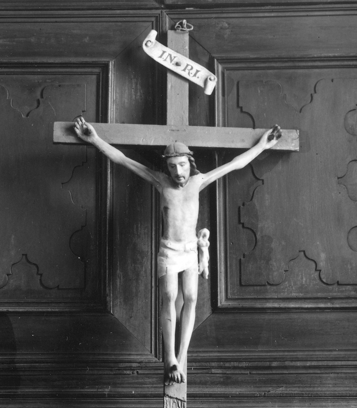 crocifisso - bottega piacentina (sec. XVII)