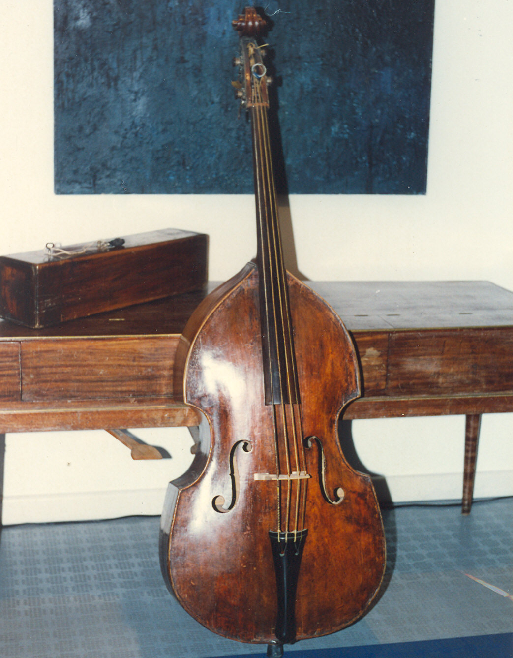 contrabbasso a quattro corde - bottega italiana (sec. XVIII)