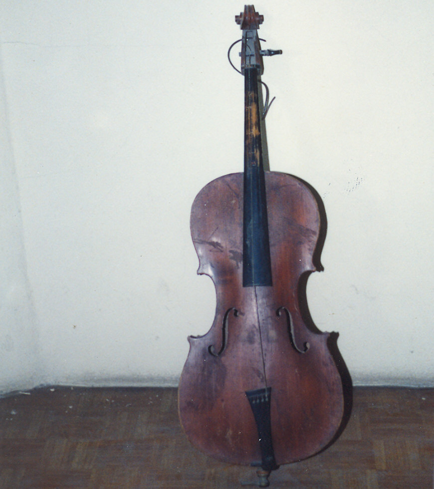 violoncello 3/4 - bottega francese (sec. XVIII)