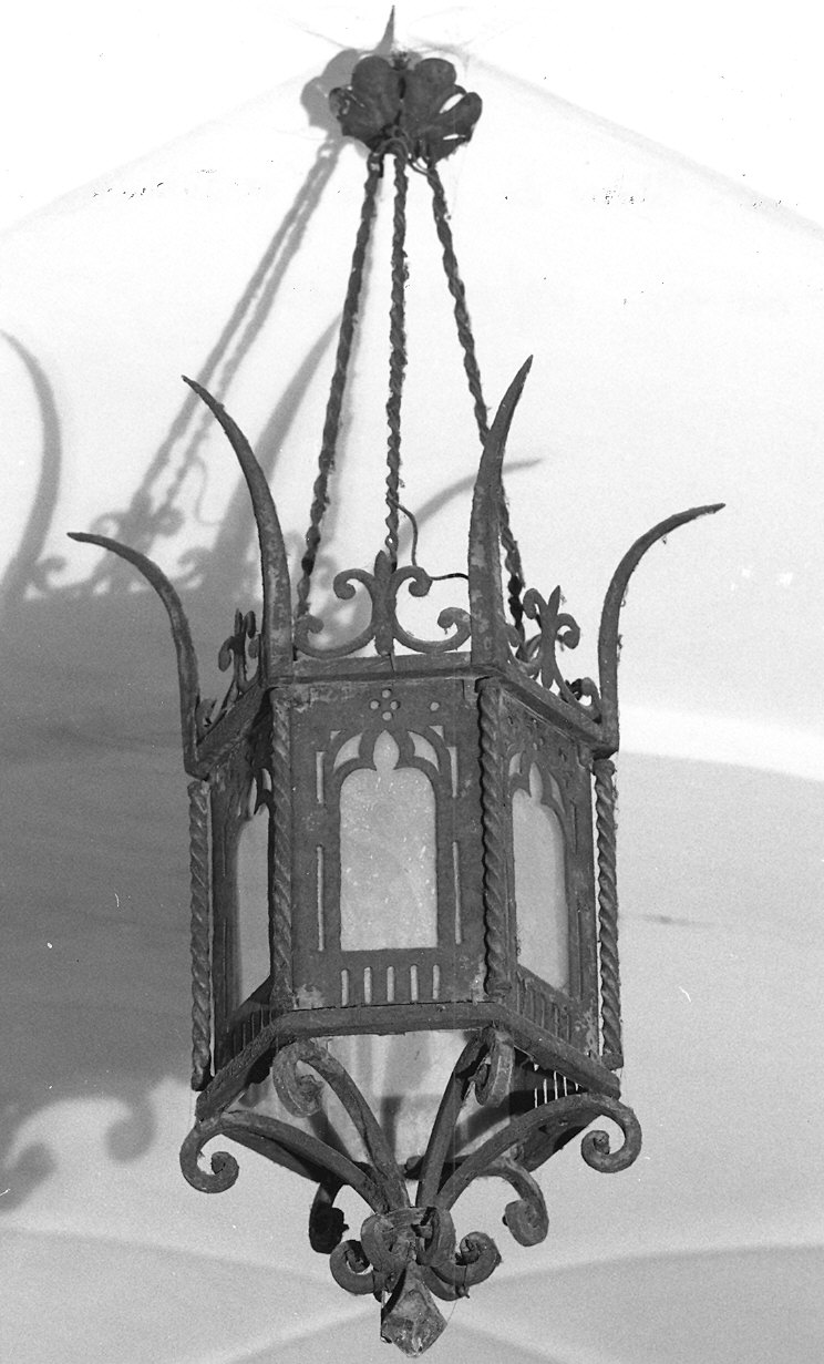 lampadario - ambito parmense (ultimo quarto sec. XIX)