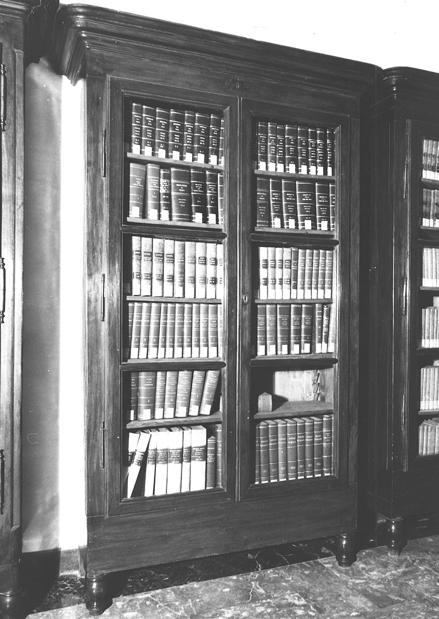 libreria, serie - ambito parmense (fine/inizio secc. XVIII/ XIX)