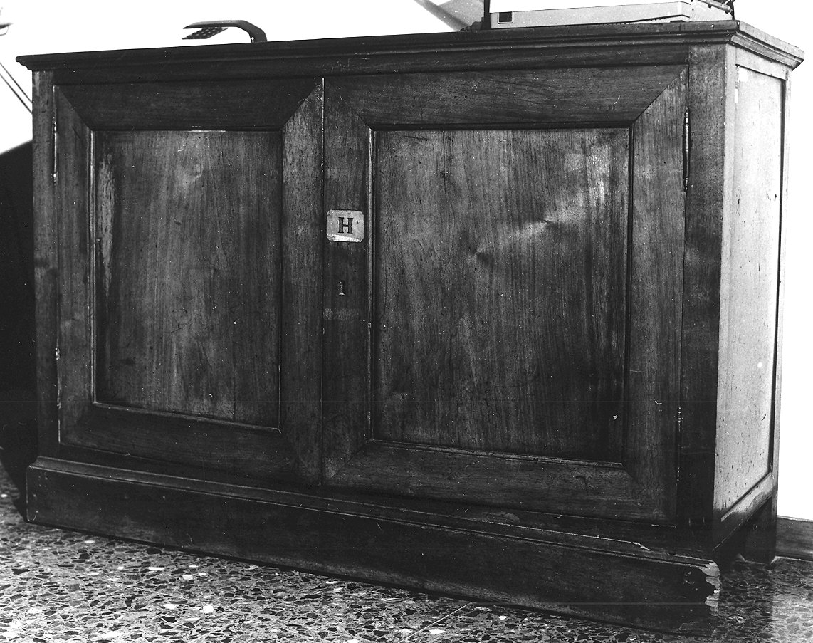 armadietto, coppia - ambito parmense (seconda metà sec. XIX)