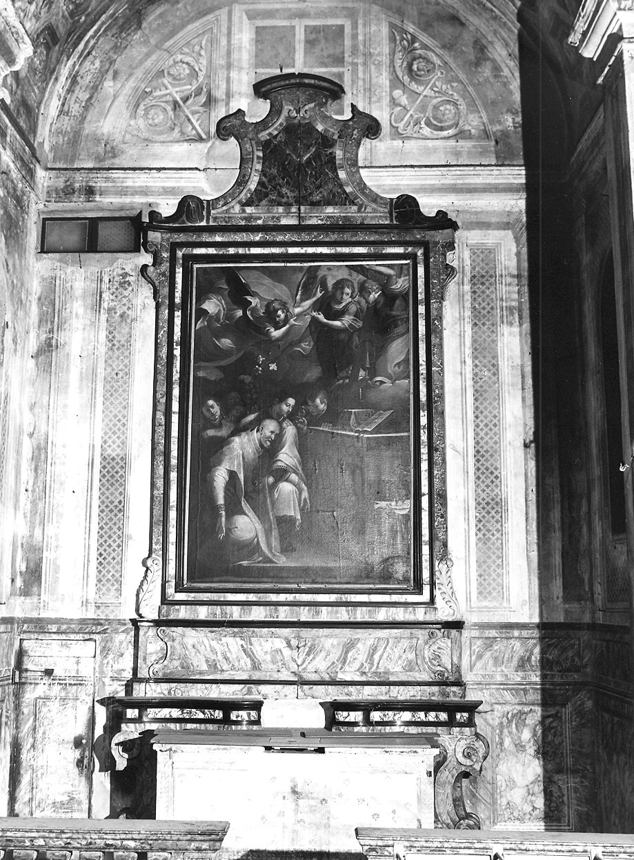 estasi di Sant'Andrea Avellino (dipinto) di Marini Benedetto (primo quarto sec. XVII)