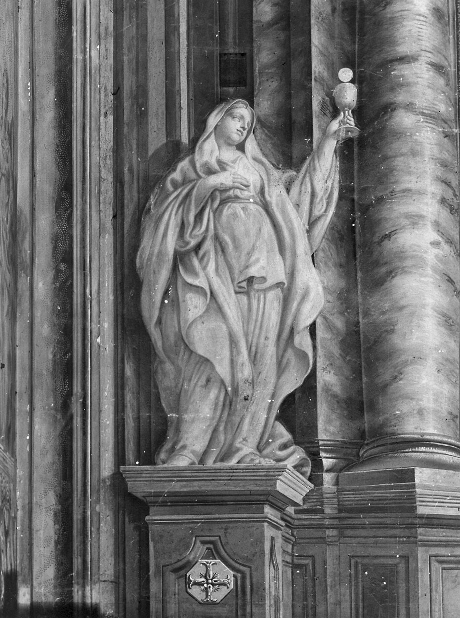 Fede e Speranza (decorazione pittorica, elemento d'insieme) di Galluzzi Andrea (inizio sec. XVIII)