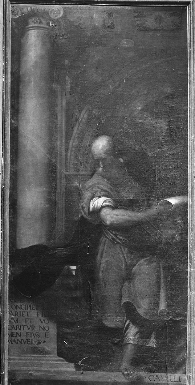 Isaia (dipinto, elemento d'insieme) di Boccaccino Camillo (sec. XVI)