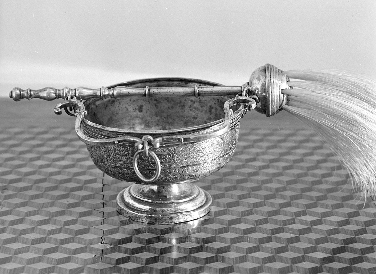 servizio per aspersione, insieme - ambito greco (sec. XVII)