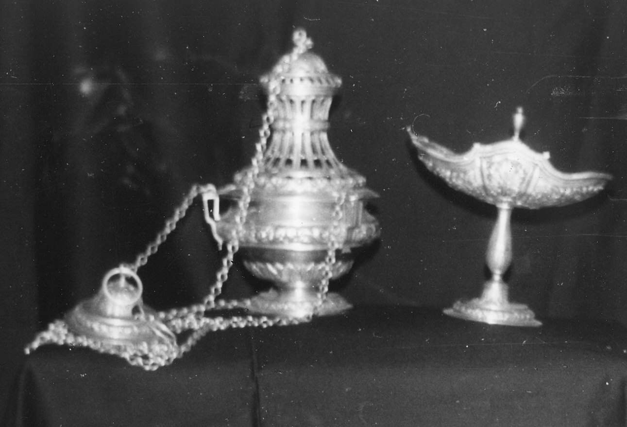 servizio per incensazione, insieme - ambito parmense (fine sec. XVIII)