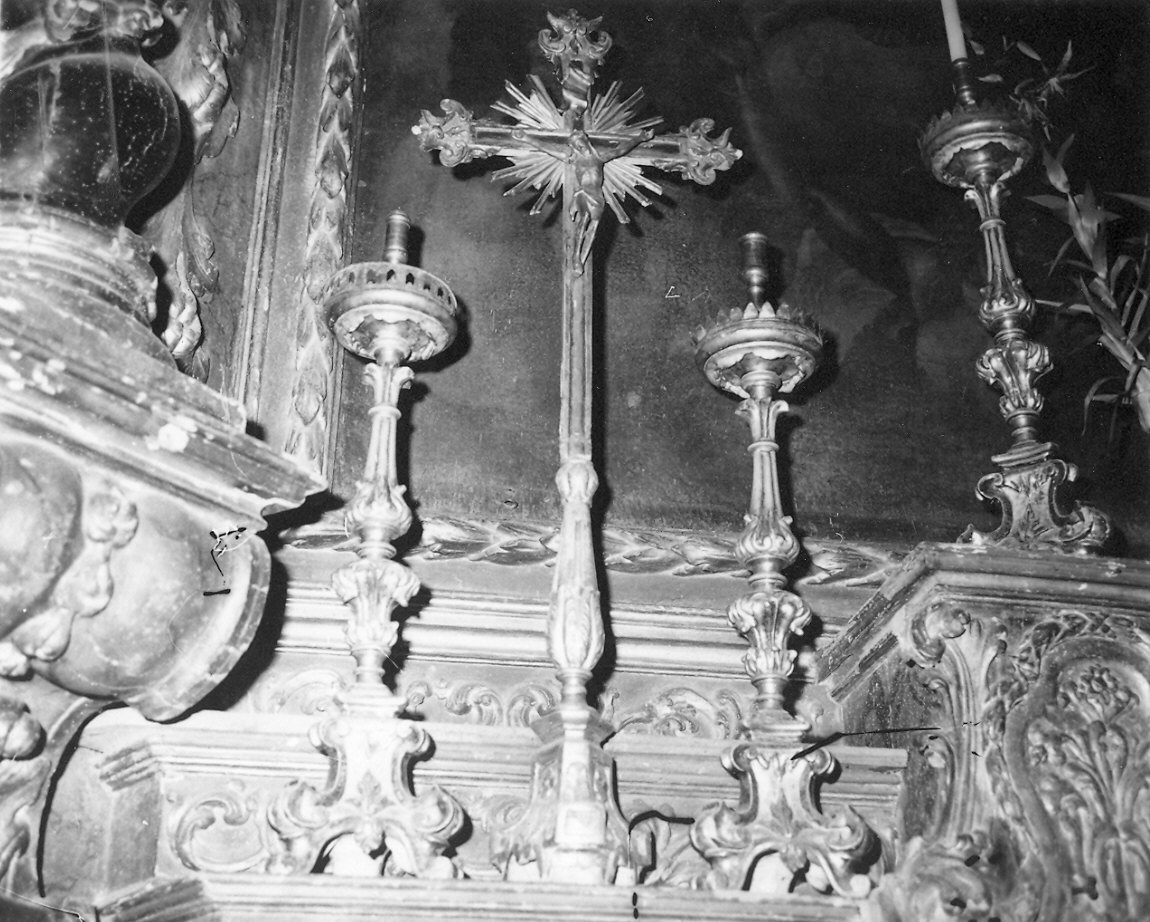 servizio d'altare, insieme - ambito parmense (seconda metà sec. XVIII)