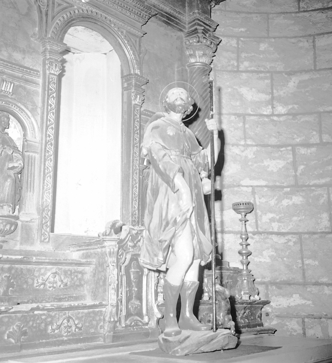 San Rocco (statua) - ambito parmense (sec. XVIII)