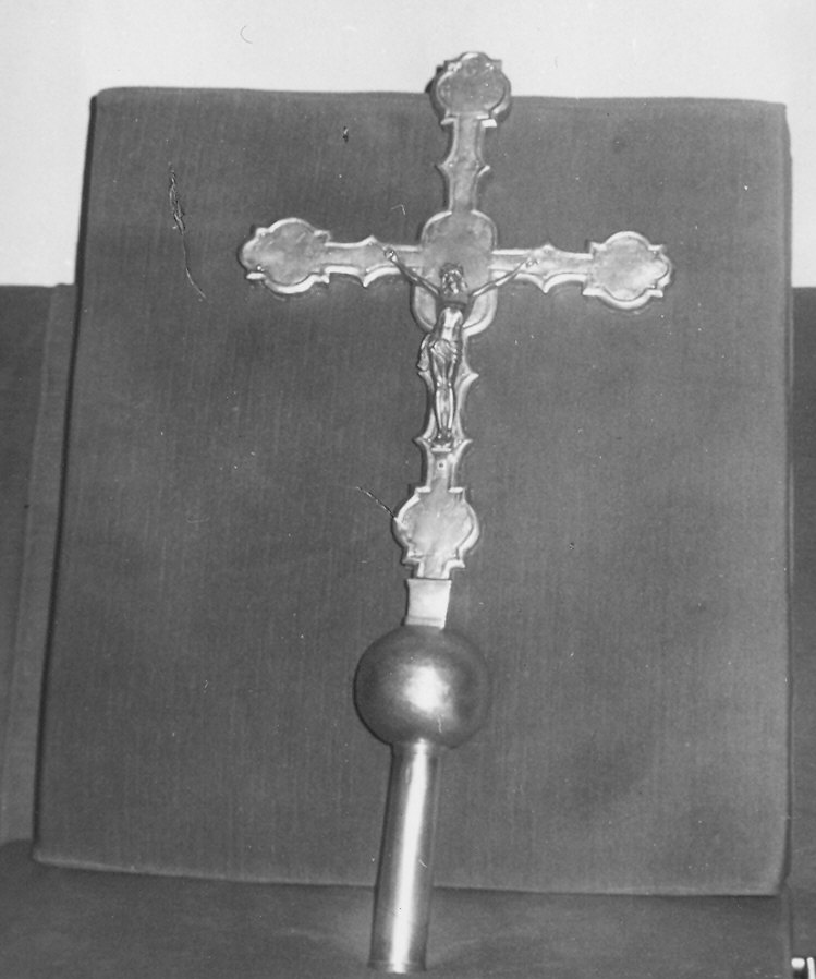 croce processionale - ambito parmense (fine sec. XVIII)