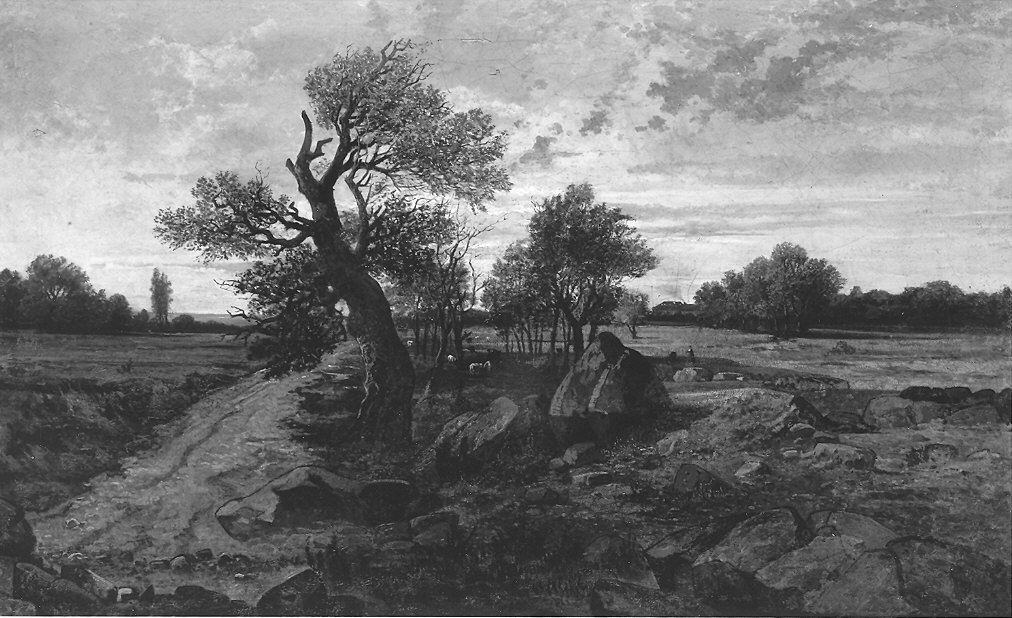 mattino d'autunno (dipinto) di Isola Claudio Giacomo (sec. XIX)