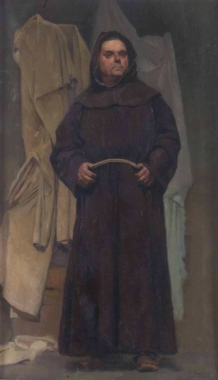 frate Crescenzio (dipinto) di Baratta Paolo (sec. XIX)