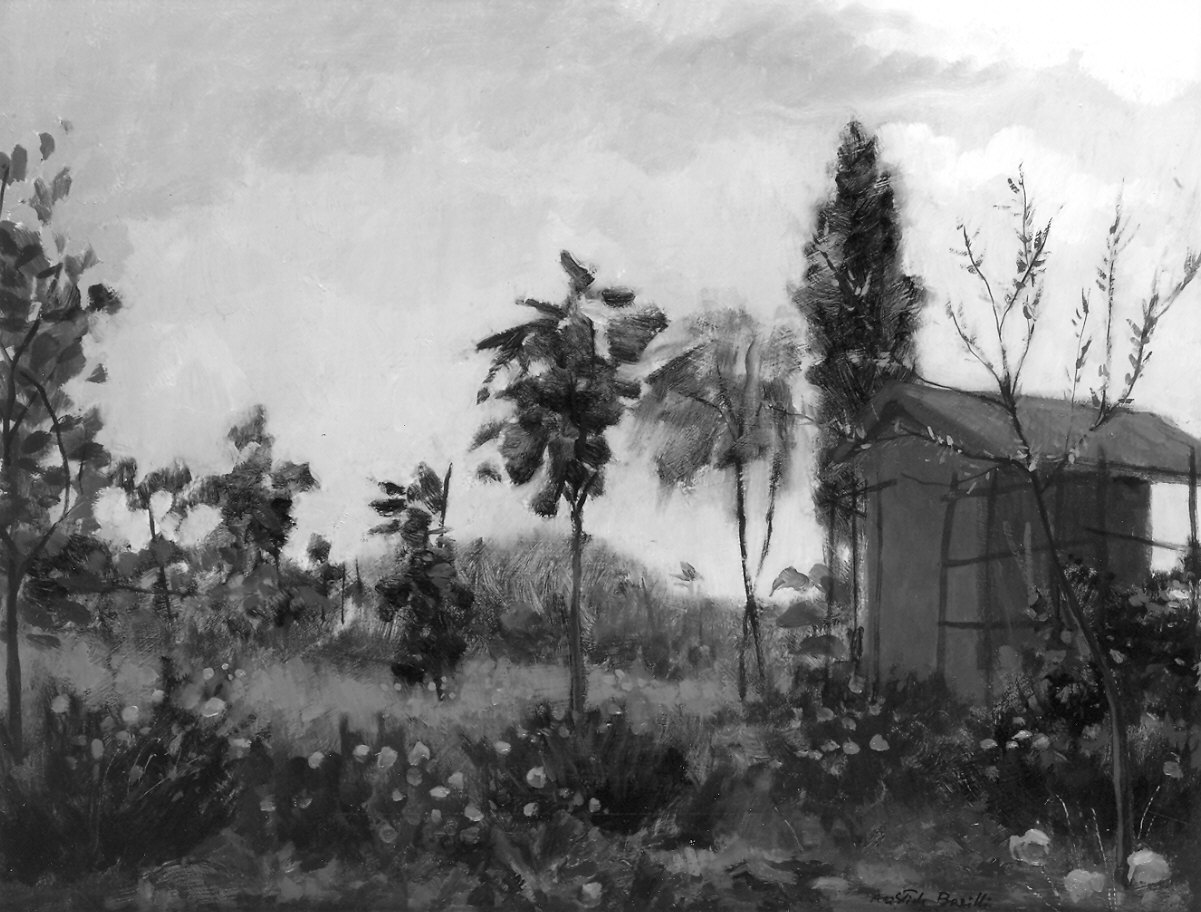l'orto (dipinto) di Barilli Aristide (sec. XX)