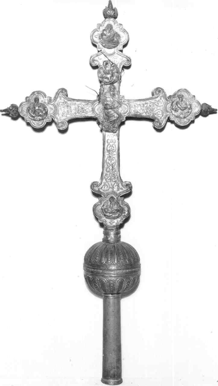 croce processionale - ambito emiliano-lombardo (prima metà sec. XVII)