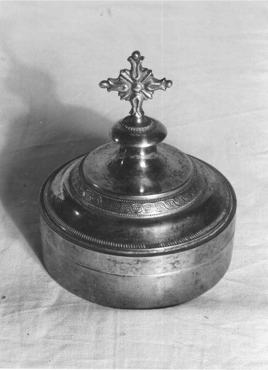 scatola per ostie - ambito parmense (sec. XIX)