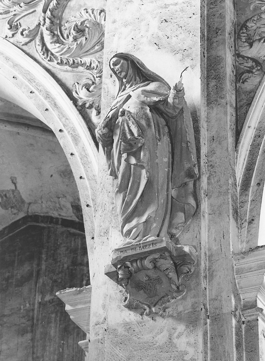 Santa Maria Maddalena dei Pazzi (statua) - ambito ticinese (sec. XVII)