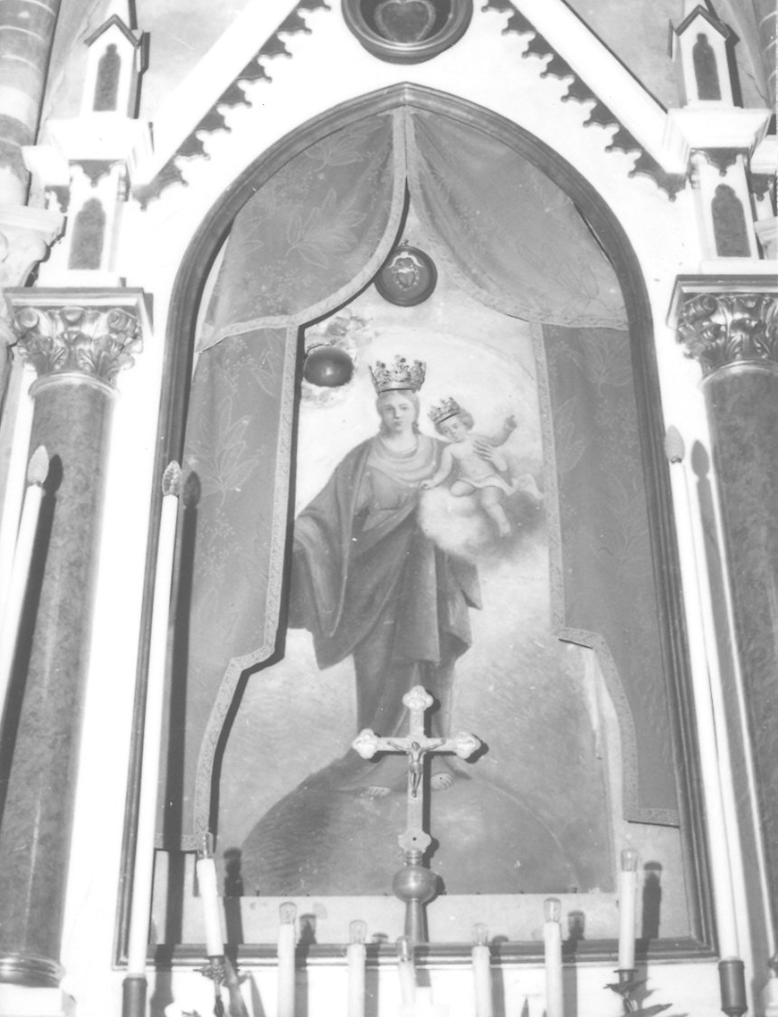 Madonna con Bambino (dipinto) - ambito piacentino (metà sec. XVI)