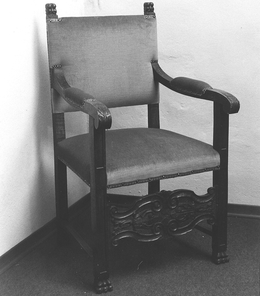 poltrona, coppia - ambito piacentino (inizio sec. XX)