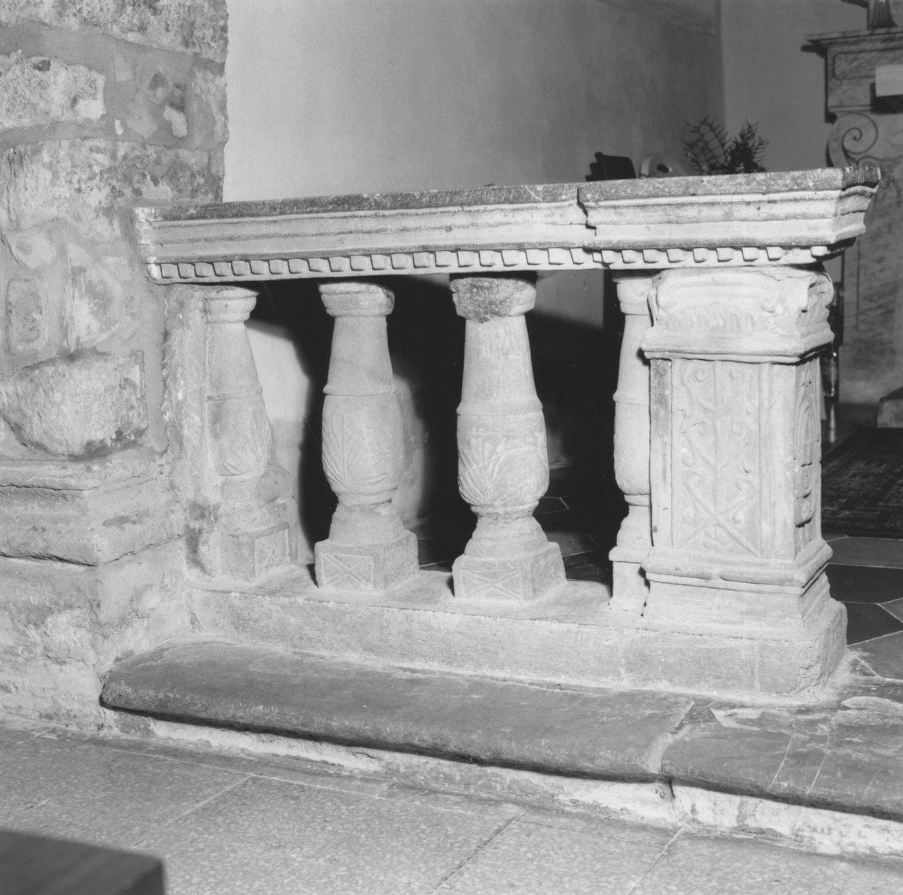 balaustrata - ambito parmense (sec. XVII)