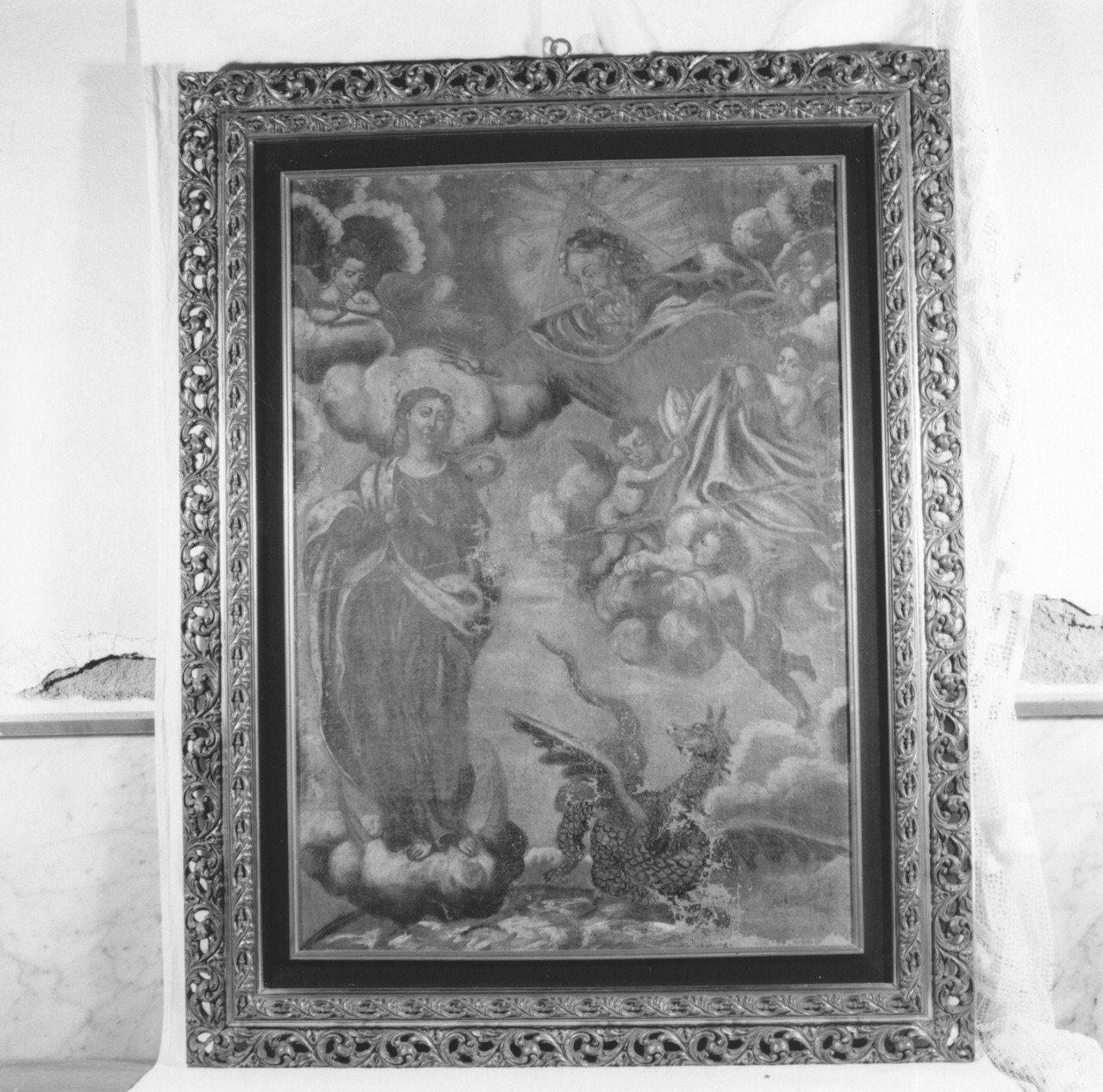 Immacolata Concezione e Dio Padre (dipinto) - ambito emiliano (seconda metà sec. XVIII)