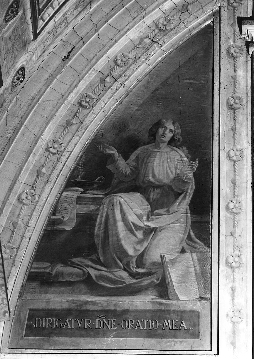 la preghiera (dipinto) di Cisterna Eugenio (inizio sec. XX)