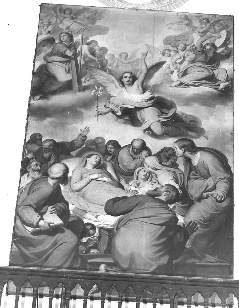 Transito della Madonna (dipinto) di Coghetti Francesco (sec. XIX)
