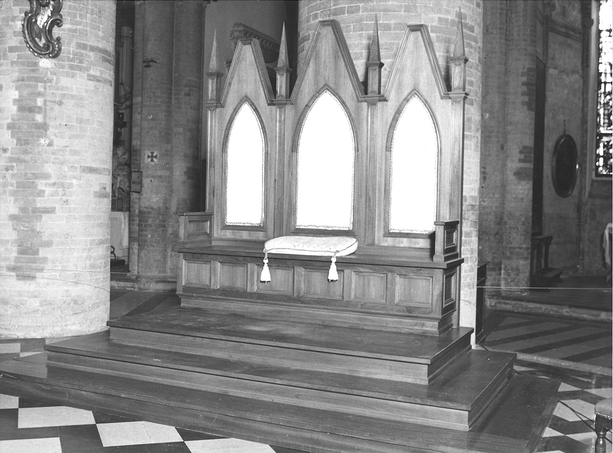 sedile per concelebrazione di Cappelletti (sec. XX)