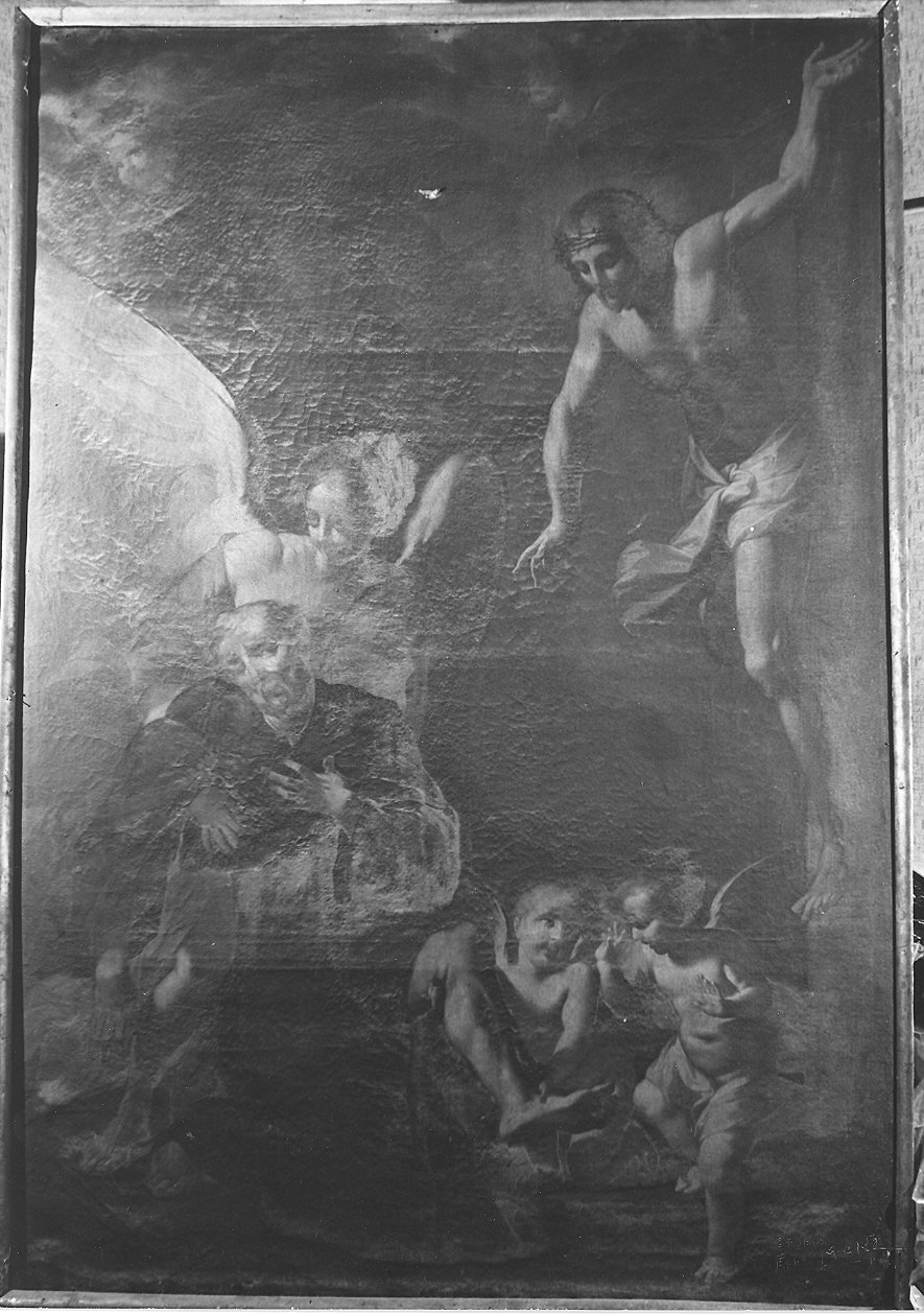 Guarigione di San Pellegrino Laziosi (dipinto) di Ruta Clemente (sec. XVIII)