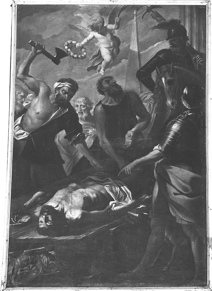 Martirio di San Giacomo (dipinto) di Draghi Giovanni Evangelista detto Piacentino (attribuito) (sec. XVII)