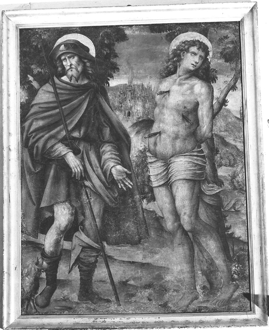 San Rocco e San Sebastiano (dipinto) - ambito cremonese (prima metà sec. XVI)