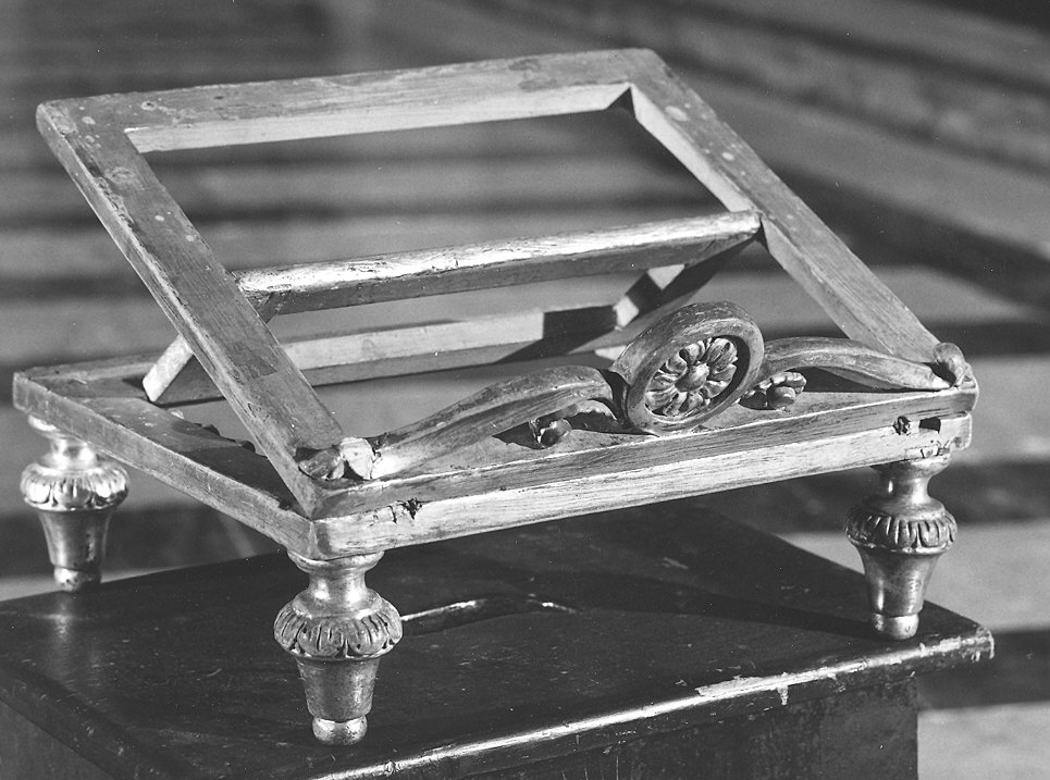 leggio d'altare - ambito piacentino (secc. XVIII/ XIX)