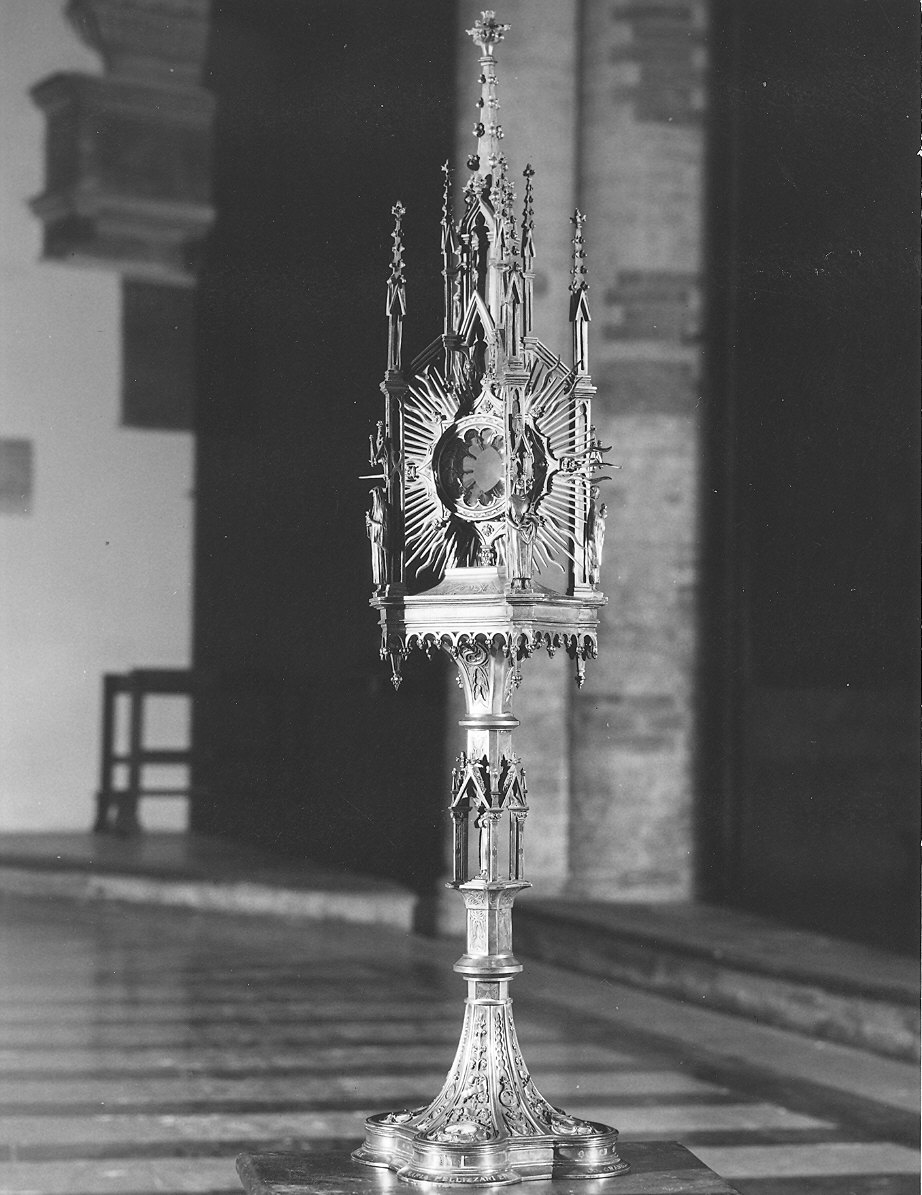 ostensorio architettonico di Centenari Giuseppe, Ghezzi Antonio (sec. XX)