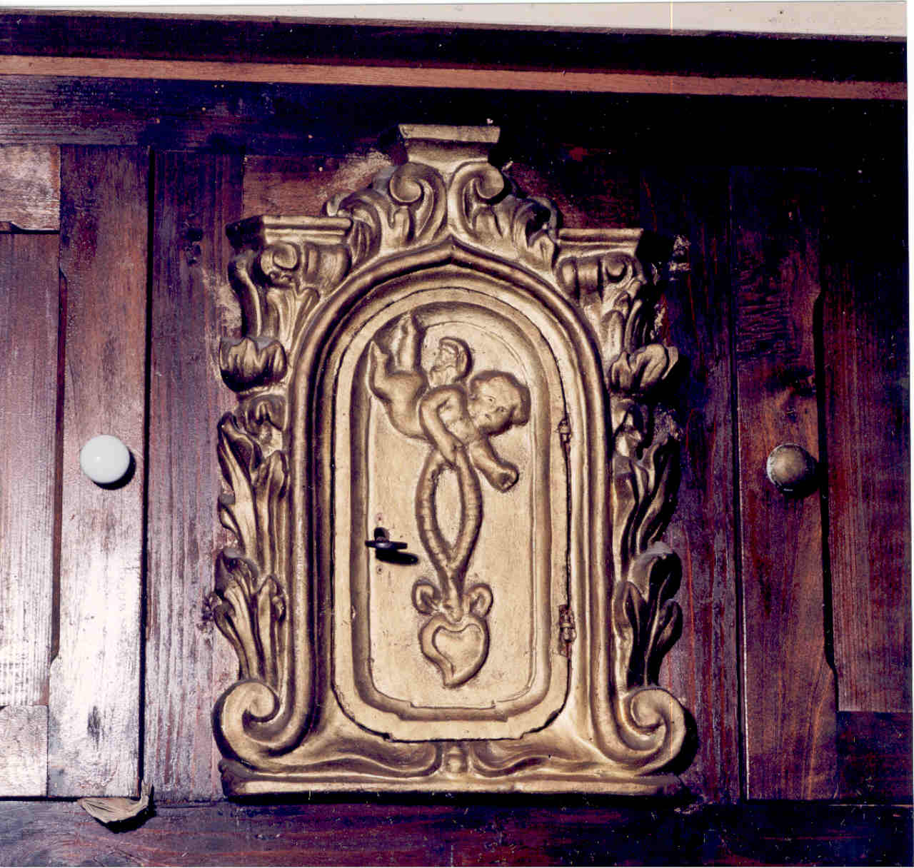 sportello di tabernacolo - ambito parmense (ultimo quarto sec. XVII)