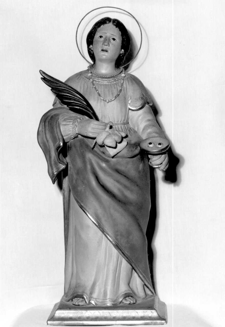 Santa Lucia (statua) - ambito emiliano (seconda metà sec. XIX)
