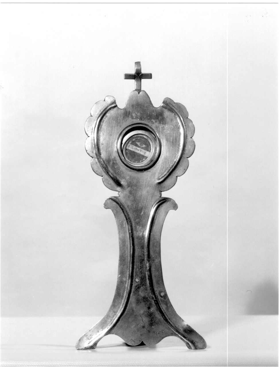 reliquiario - a ostensorio - ambito parmense (sec. XIX)