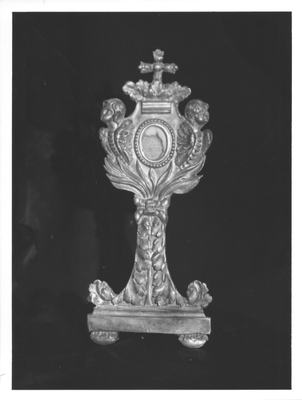 reliquiario - a ostensorio di Sanini Gaetano (sec. XIX)