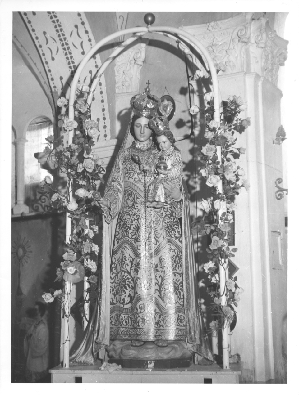 Madonna del Rosario di Fontanellato, Madonna con Bambino (statua) - ambito parmense (sec. XX)