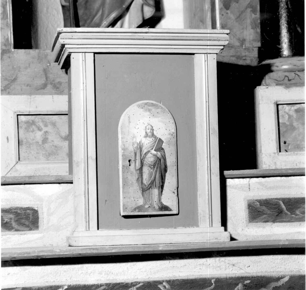 tabernacolo, elemento d'insieme - ambito parmense (sec. XIX)