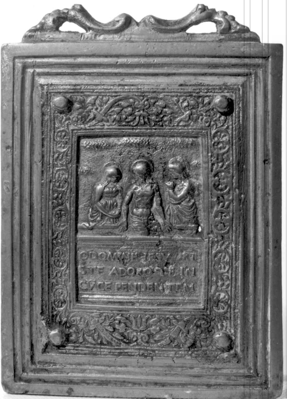 Deposizione di Cristo nel sepolcro (pace) - ambito padovano (fine/inizio secc. XV/ XVI)