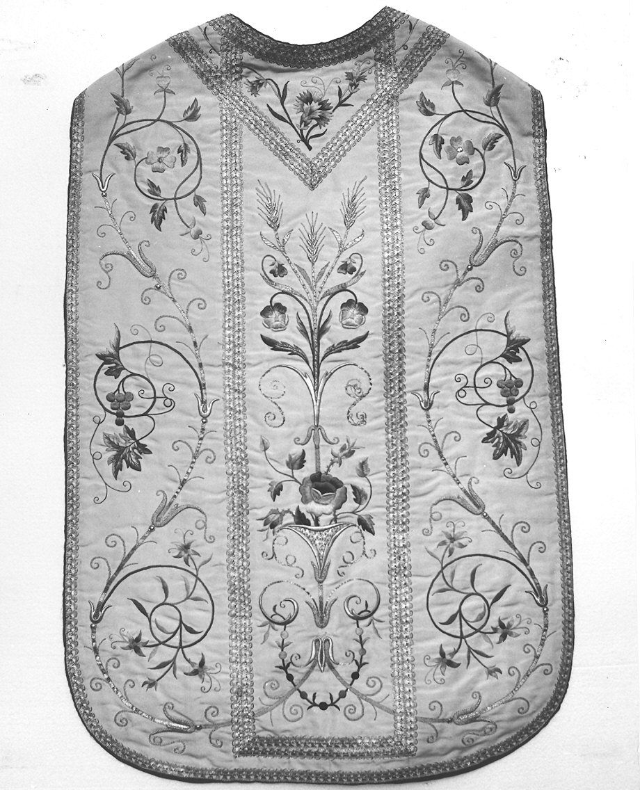 paramento liturgico, insieme - manifattura piacentina (sec. XIX)