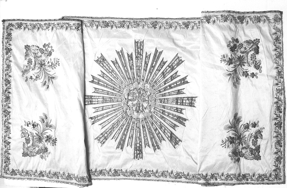 velo omerale - manifattura piacentina (primo quarto sec. XIX)