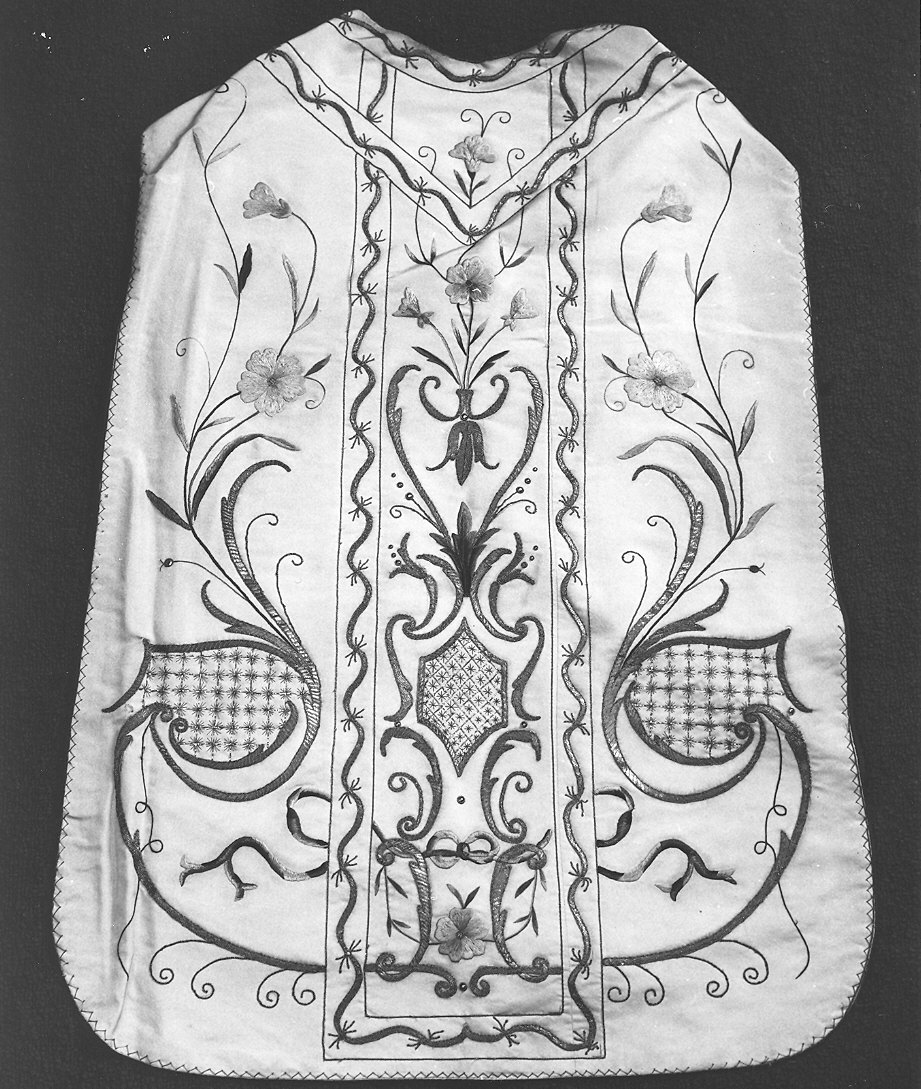 paramento liturgico, insieme - manifattura piacentina (ultimo quarto sec. XIX)