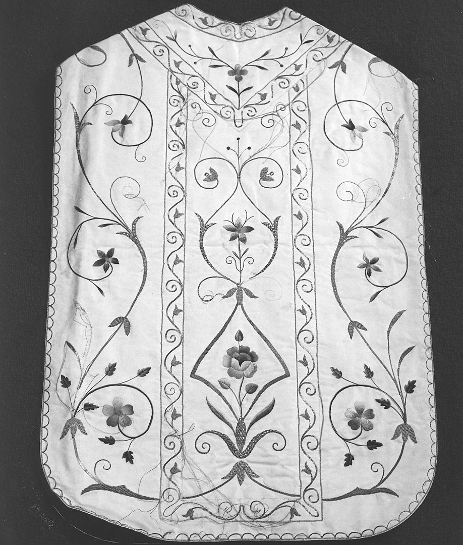 paramento liturgico, insieme - manifattura piacentina (ultimo quarto sec. XIX)