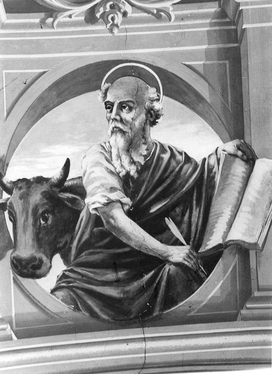 San Luca Evangelista (dipinto, elemento d'insieme) - ambito cremonese (sec. XX)