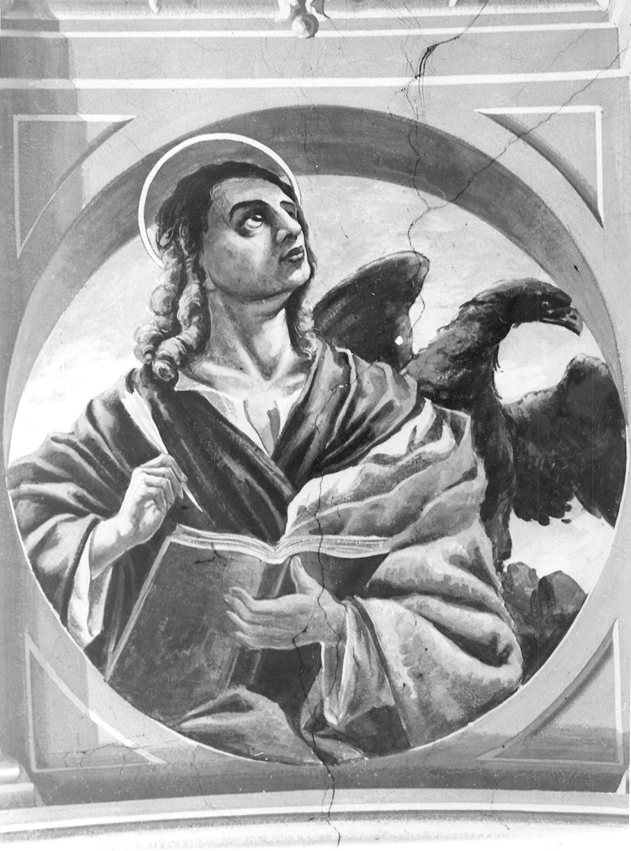 San Giovanni Evangelista (dipinto, elemento d'insieme) - ambito cremonese (sec. XX)