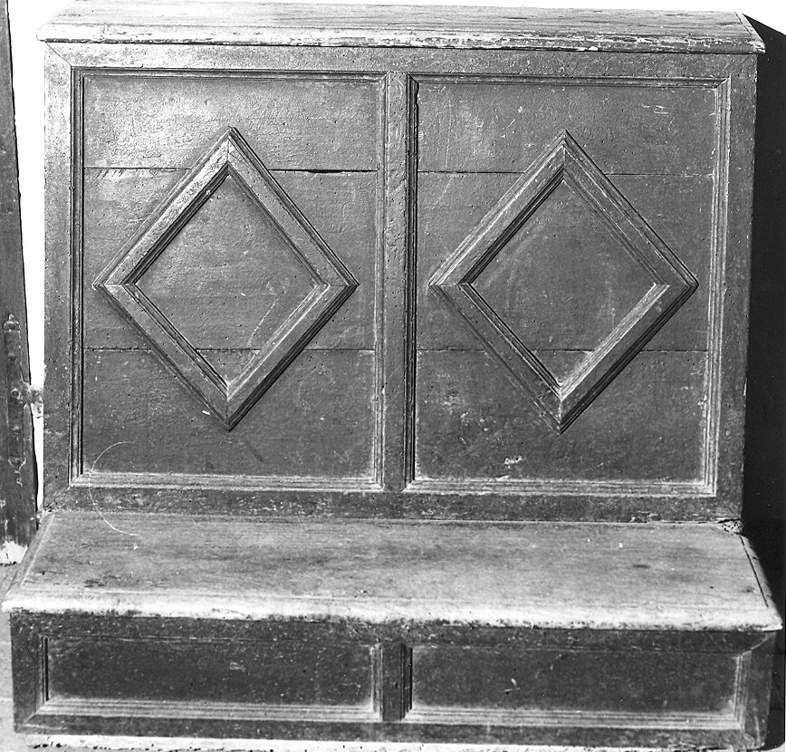 inginocchiatoio, coppia - ambito parmense (inizio sec. XIX)